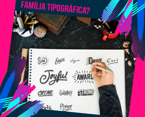 O que é família tipográfica?