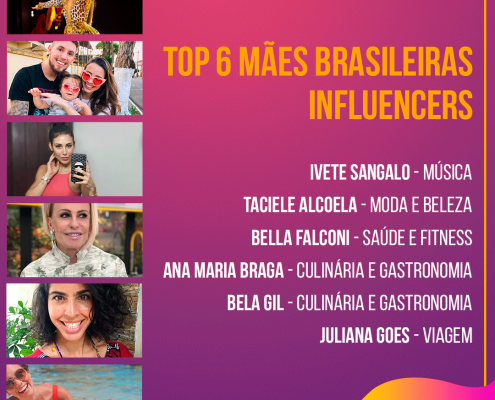 TOP 6 MÃES BRASILEIRAS INFLUENCERS